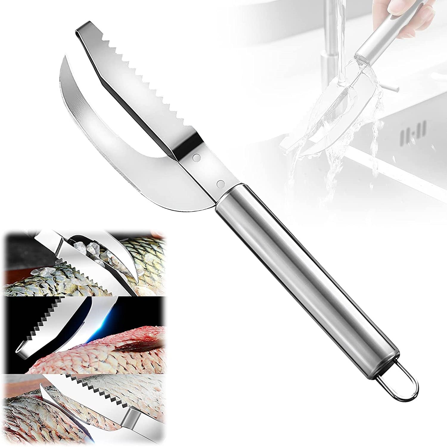 3-In-1 Stainless Steel Fish Scale Remover Tool, Fish Maw Knife 3 in 1, –  FANCYYER