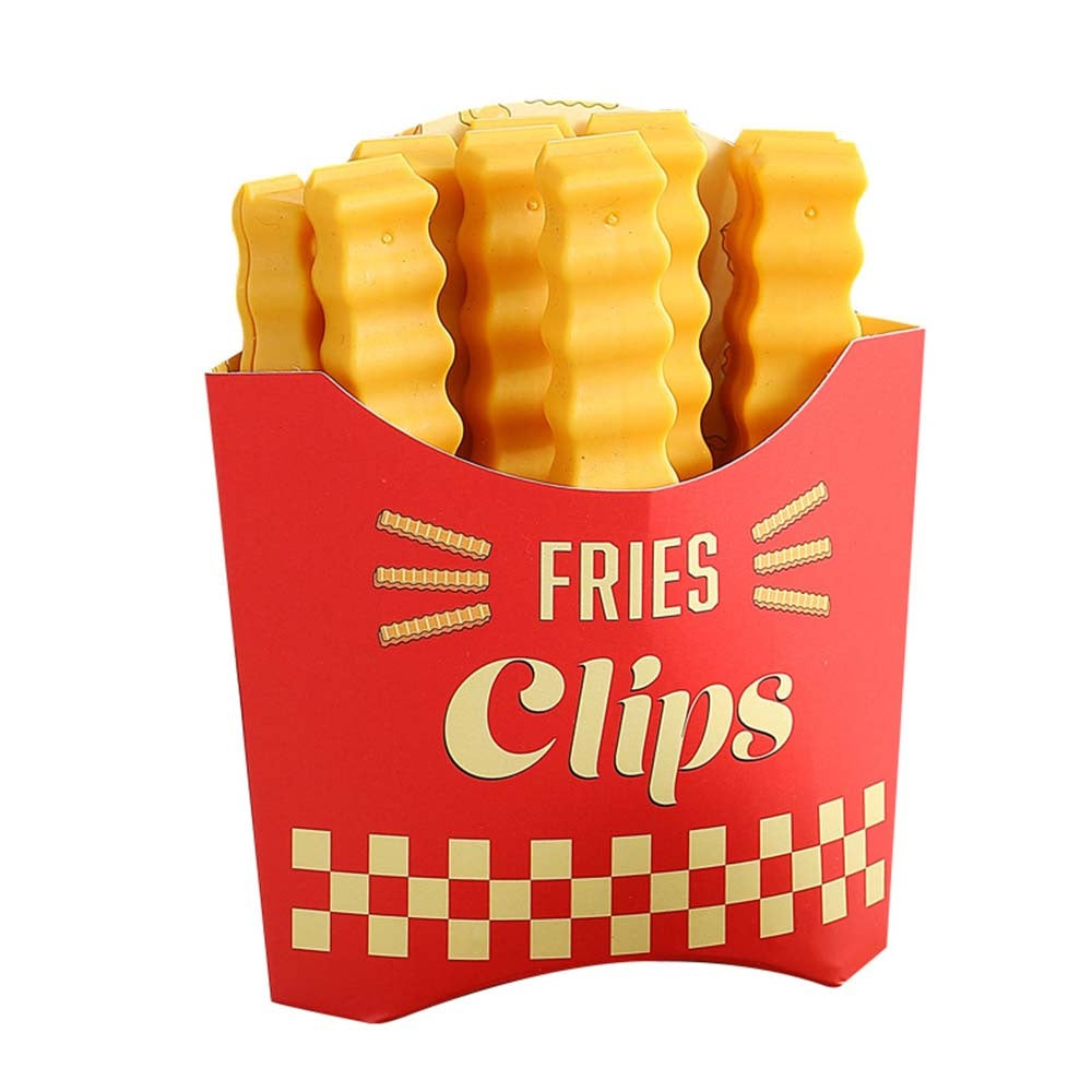 12PCS French-Fries-Shaped Bag Clips Potato sealing