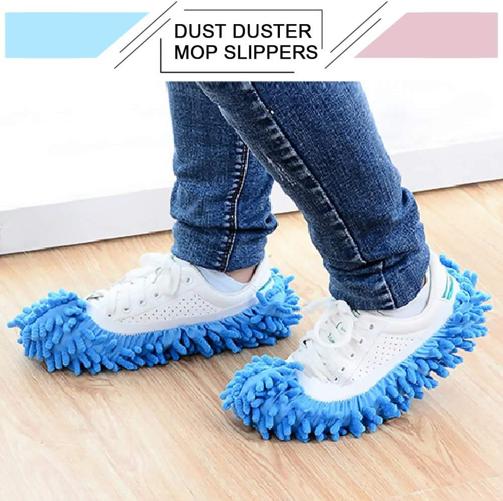 10 PCS 5 Pairs Mop Slippers Shoes Cover Dust Duste