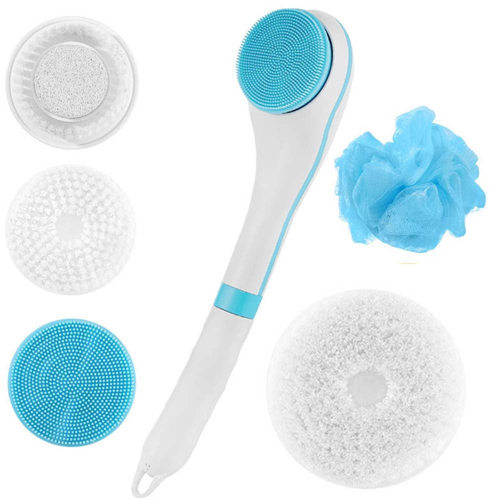 Body Brush Rechargeable, Electric Body Brush Set, 