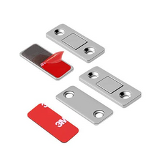 12PCS/6Set Magnetic Door Catch Ultra Thin Cabinet Magnets, 2x4 cm