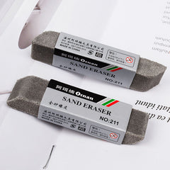 2Pcs Frosted Particle Material Pen Rubber
