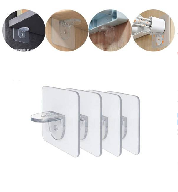 10Pcs Non Perforated Partition Board Hook 100110313