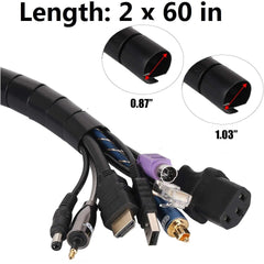 4M Cable Management Sleeve, ∅0.87"/22mm 100110749