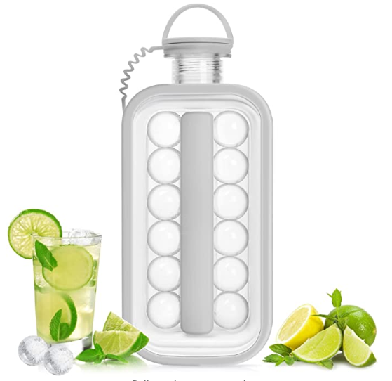 Ice Cube Trays 2 in 1 Portable Ice Ball Maker
