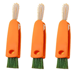 3 in 1 cleaning brush for cup and cap lids brush(3 pcs)
