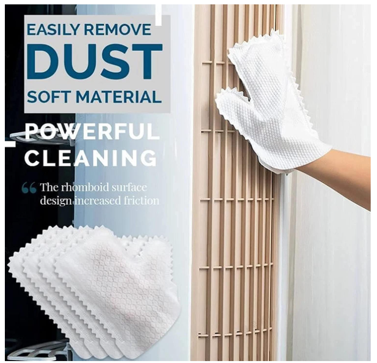 20 Pcs Dust Removal Gloves