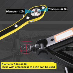 Auto Labor-Saving Jack Ratchet Wrench with Long Ha