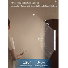 LED Human Body Induction Smart Bedside Night Light, 22x2.4x2cm