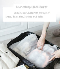 20PCS Non-woven travel shoe bag storage bags, breathable dust-proof with rope, 32x48cm