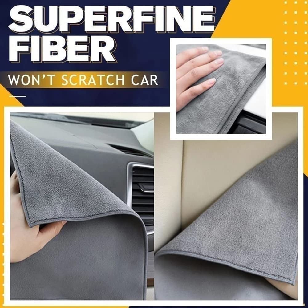 Suede Double-sided Absorbent Car Drying Towel Glass Cleaning Cloth