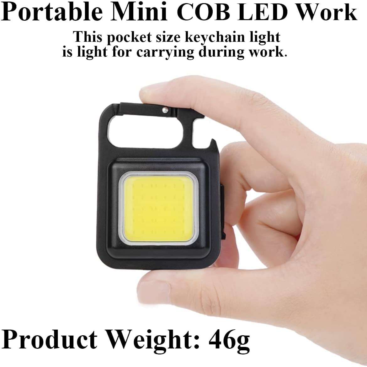 Led Keychain Light, 50g Mini Flashlight