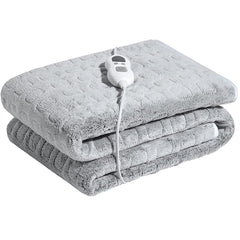 Heated Throw - Electric Blanket 110V - Digital Controller - Timer up to 5 hours, 6 Heat Settings