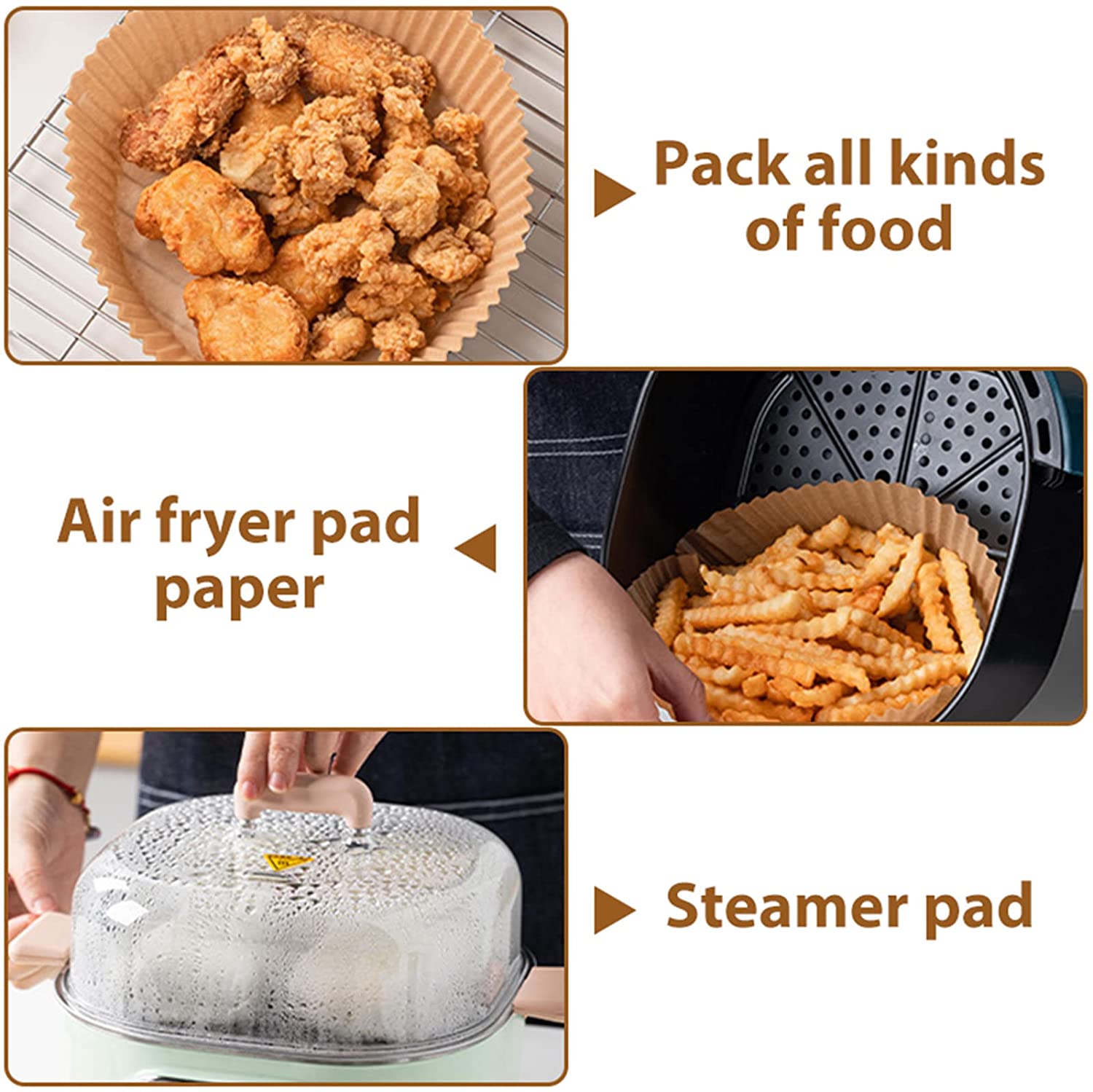 Air Fryer Paper Liner,Disposable Cooking Paper 100110094