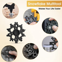 23-IN-1 Snowflake Multitool With Fidget Spinner