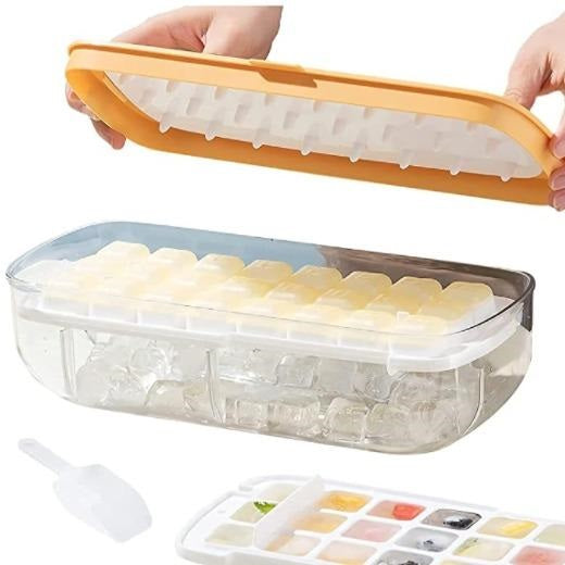 Ice Cube Mold Trays with Lid 100110023
