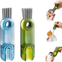 3-in-1 Cup Lid Crevice Cleaning Brush,3 in 1 Tiny 