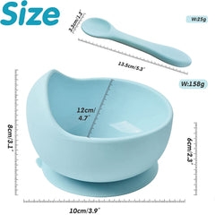 Silicone Suction Cup Bowl with Spoon 100110755