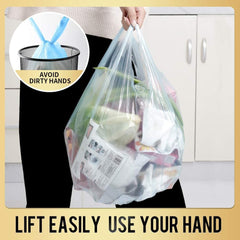 Trash Bags, 1Pc 200 Counts Garbage Bags for Office