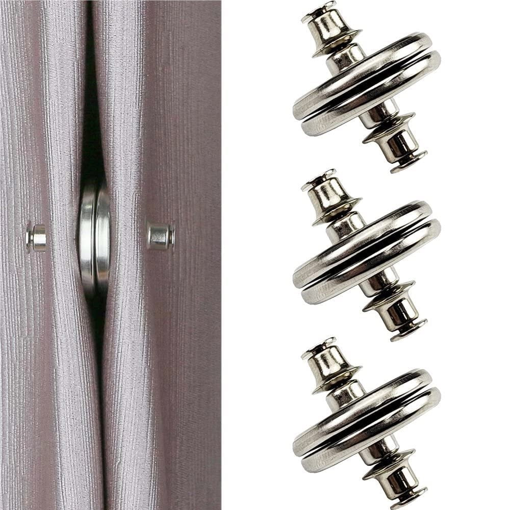 4 Pairs Magnetic Curtain Button Curtain Liner 1001