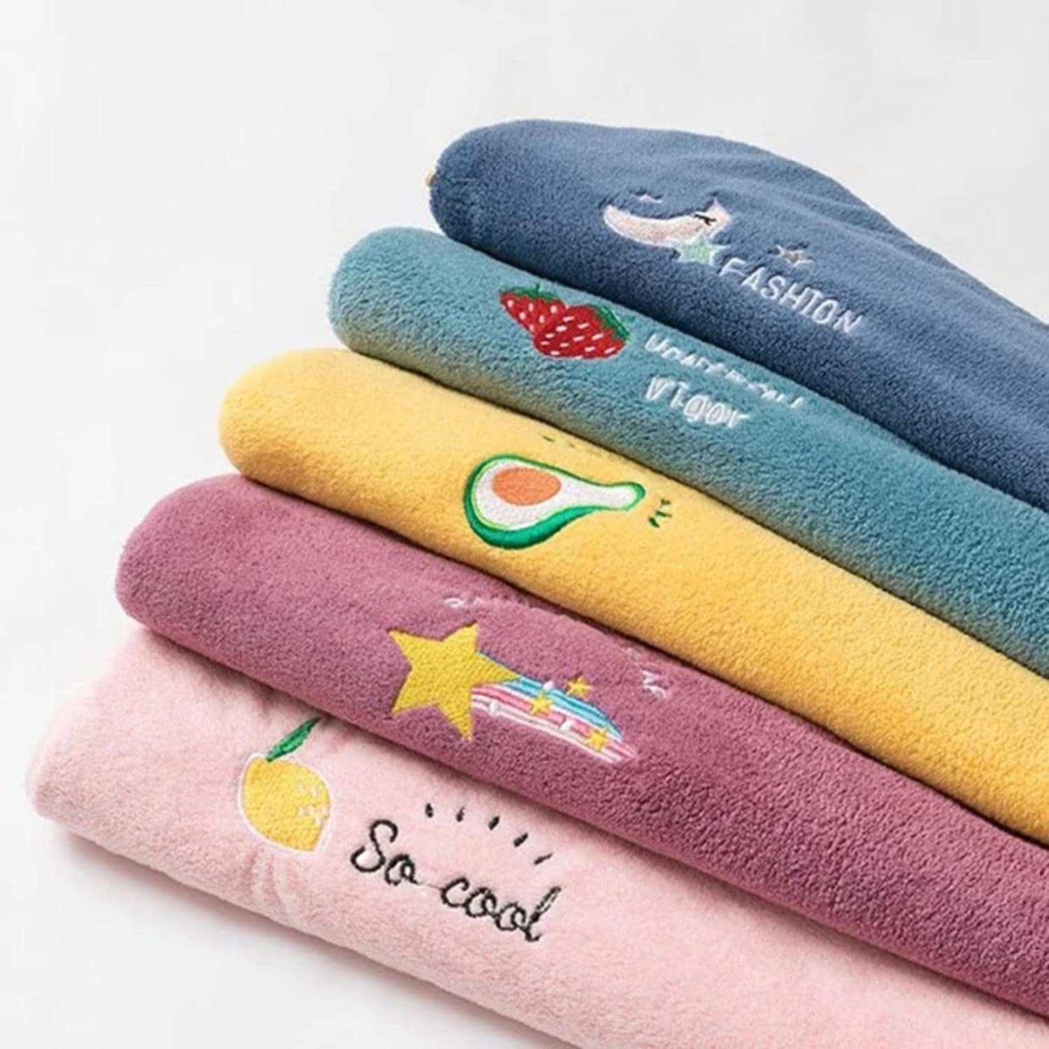 Women's Soft Shower Hair Drying Towels Twist Hair 