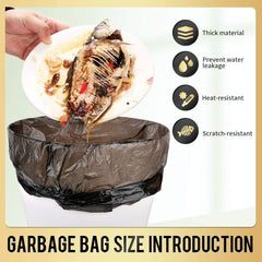 Trash Bags, 1Pc 200 Counts Garbage Bags for Office
